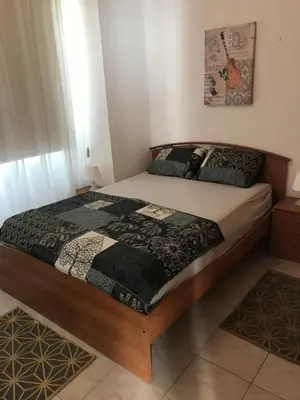a bedroom with a bed in a room at Protaras, Janas apartment in Protaras