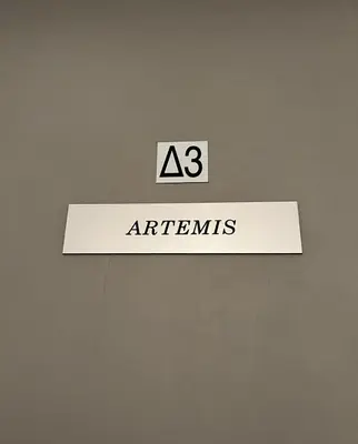 a sign on a wall with the number at extremists at ARTEMIS 1 Bdr Down Town Nicosia in Nicosia