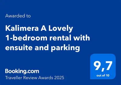 a screenshot of a gmaxwell retrial with exercisse and parking at Kalimera A Lovely 1-bedroom rental with ensuite and Kitchen in Limassol