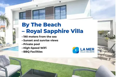 a villa in the beach royal sapphire villa at By The Beach - Royal Sapphire Villa in Protaras