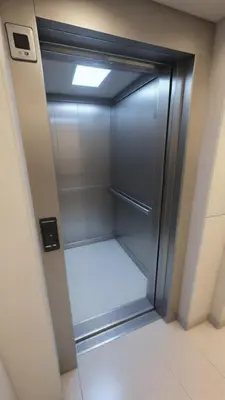 an empty walkin closet with a glass door at Seaview Luxury Villa Fortuna in Ayia Napa